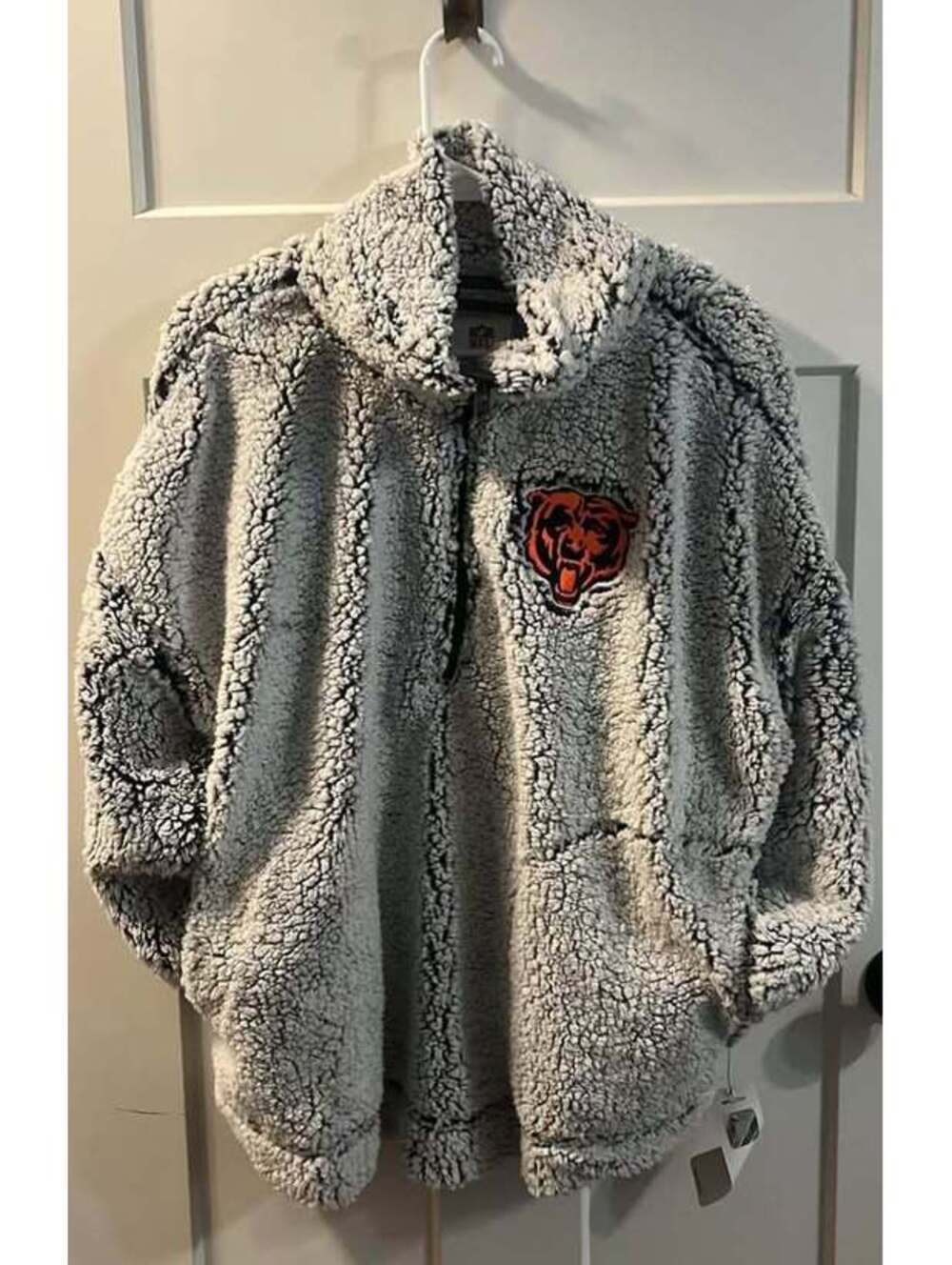 NFL Chicago Bears fuzzy pullover sweater womens XXL